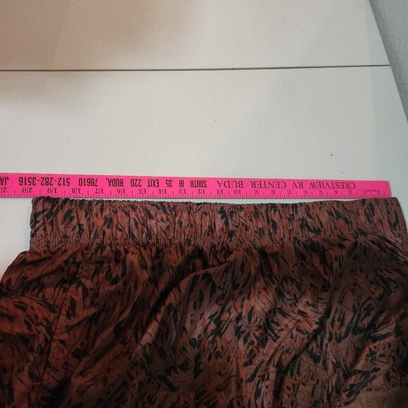 Athletic Works Womens Abstract Print Running Shorts Size Large Brown Black - Picture 5 of 14